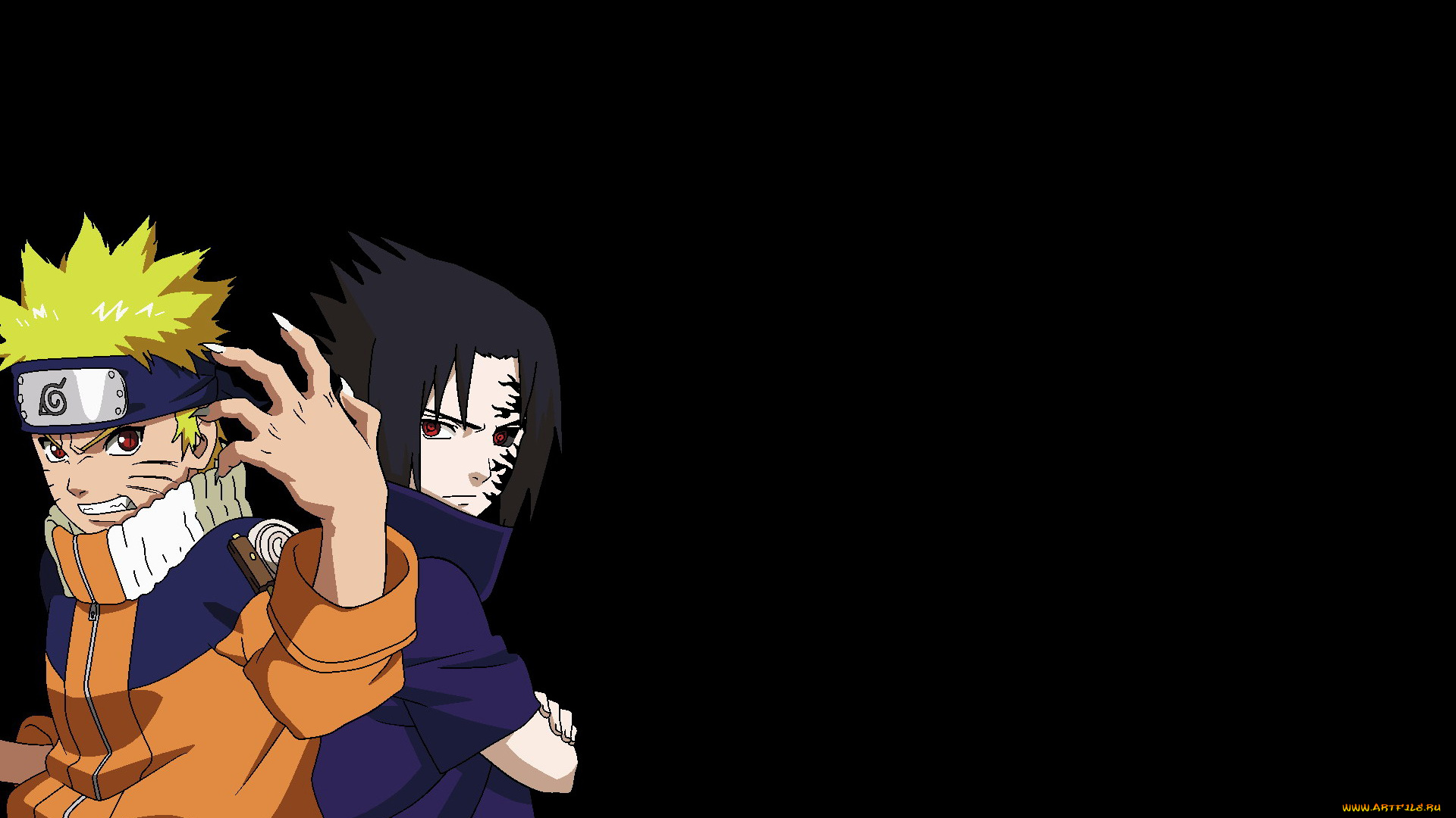 аниме, naruto, учиха, узумаки, саске, наруто