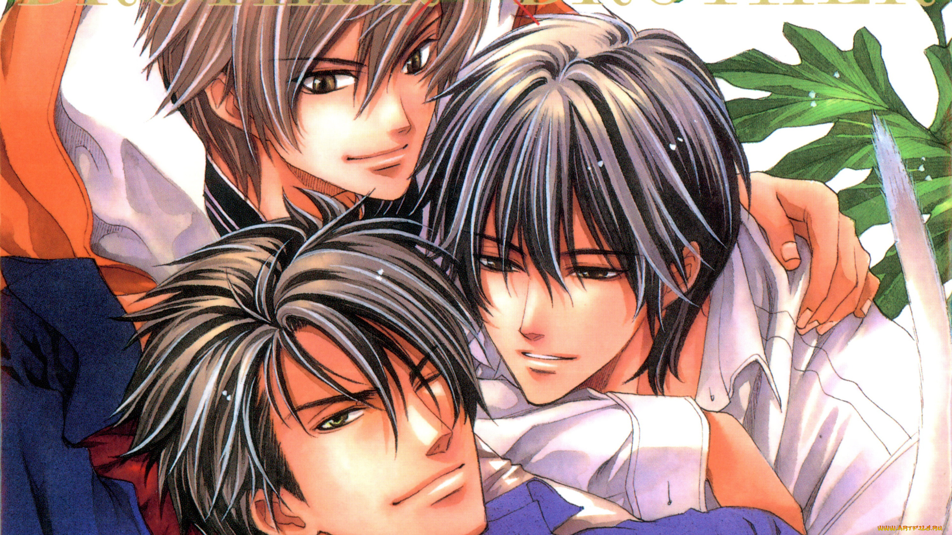 brother, x, brother, аниме, unknown, , другое, , лица, парни, братья