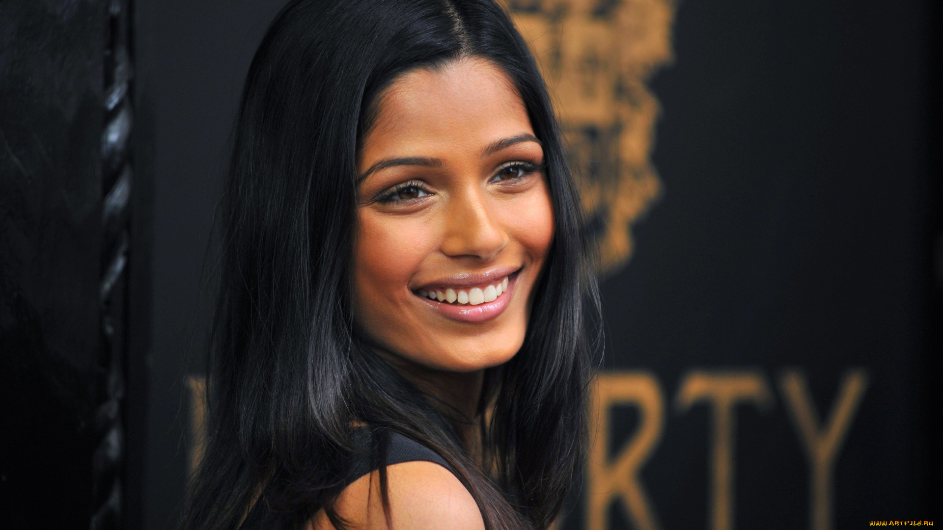 freida, pinto, девушки, freida, pinto, девушка, модель, актриса, брюнетка, смуглая, макияж, лицо, взгляд, портрет, красотка