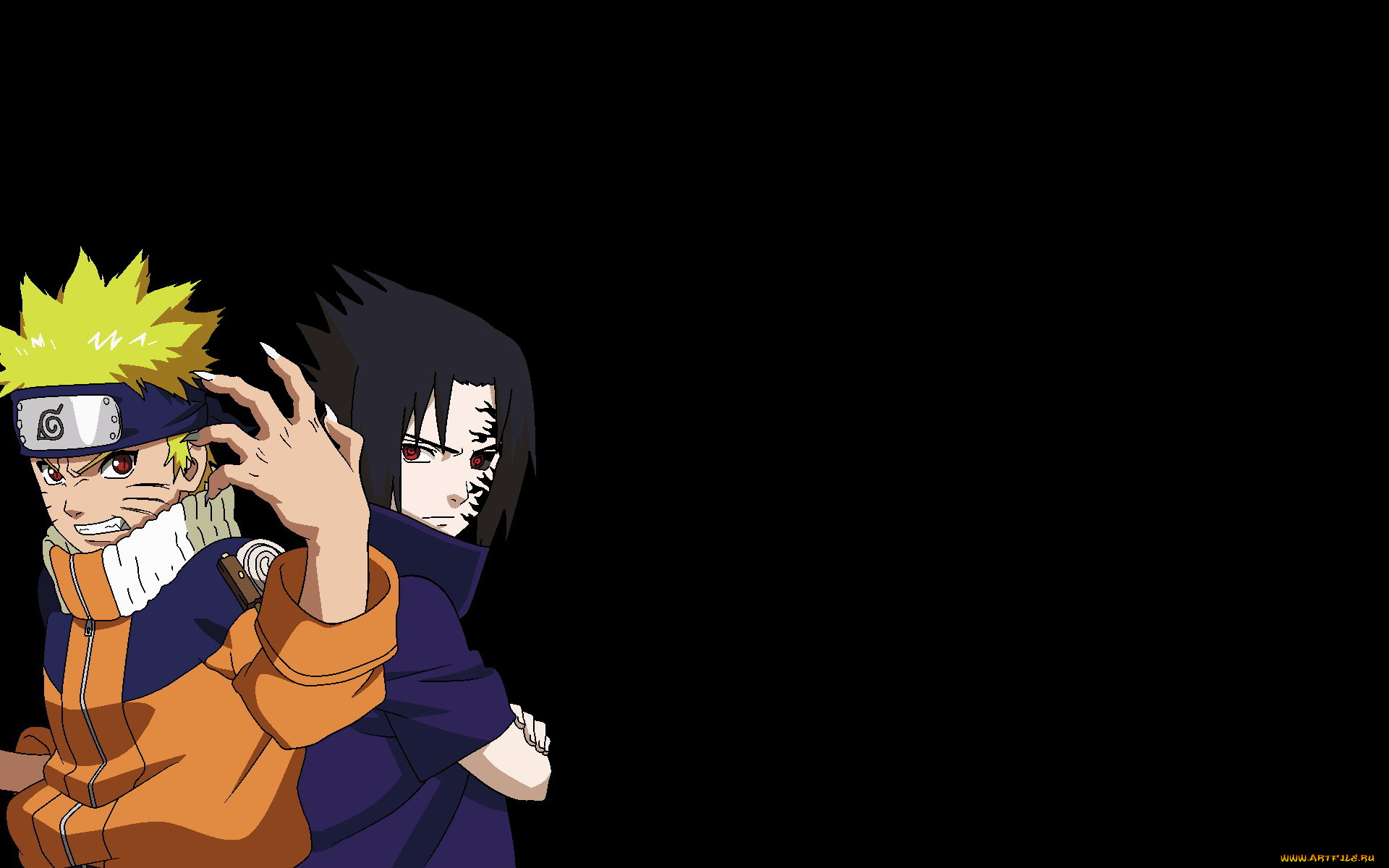 аниме, naruto, учиха, узумаки, саске, наруто