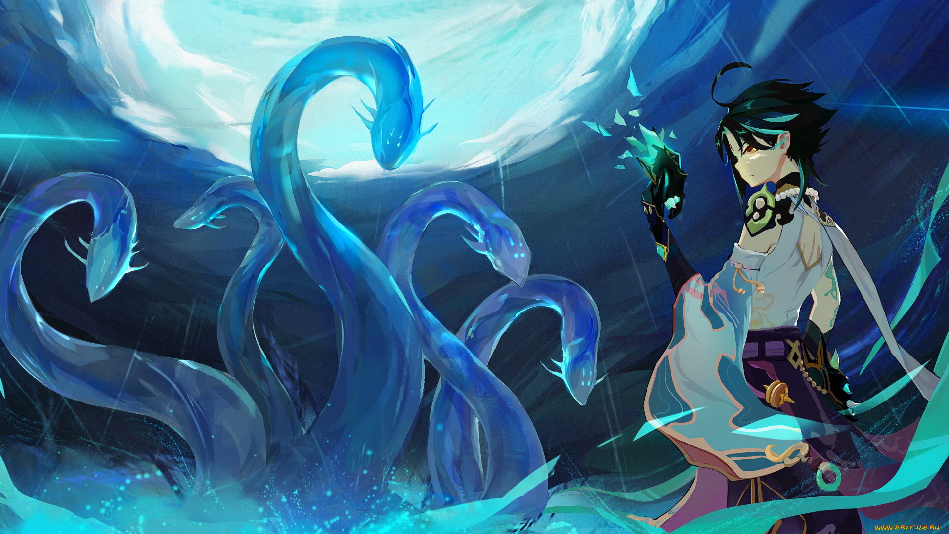 аниме, genshin, impact, genshin, impact