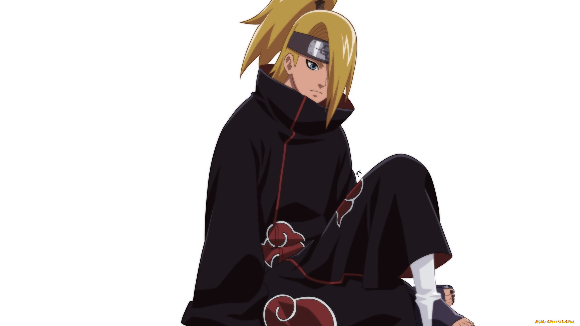 аниме, naruto, дейдара, акацки, плащ