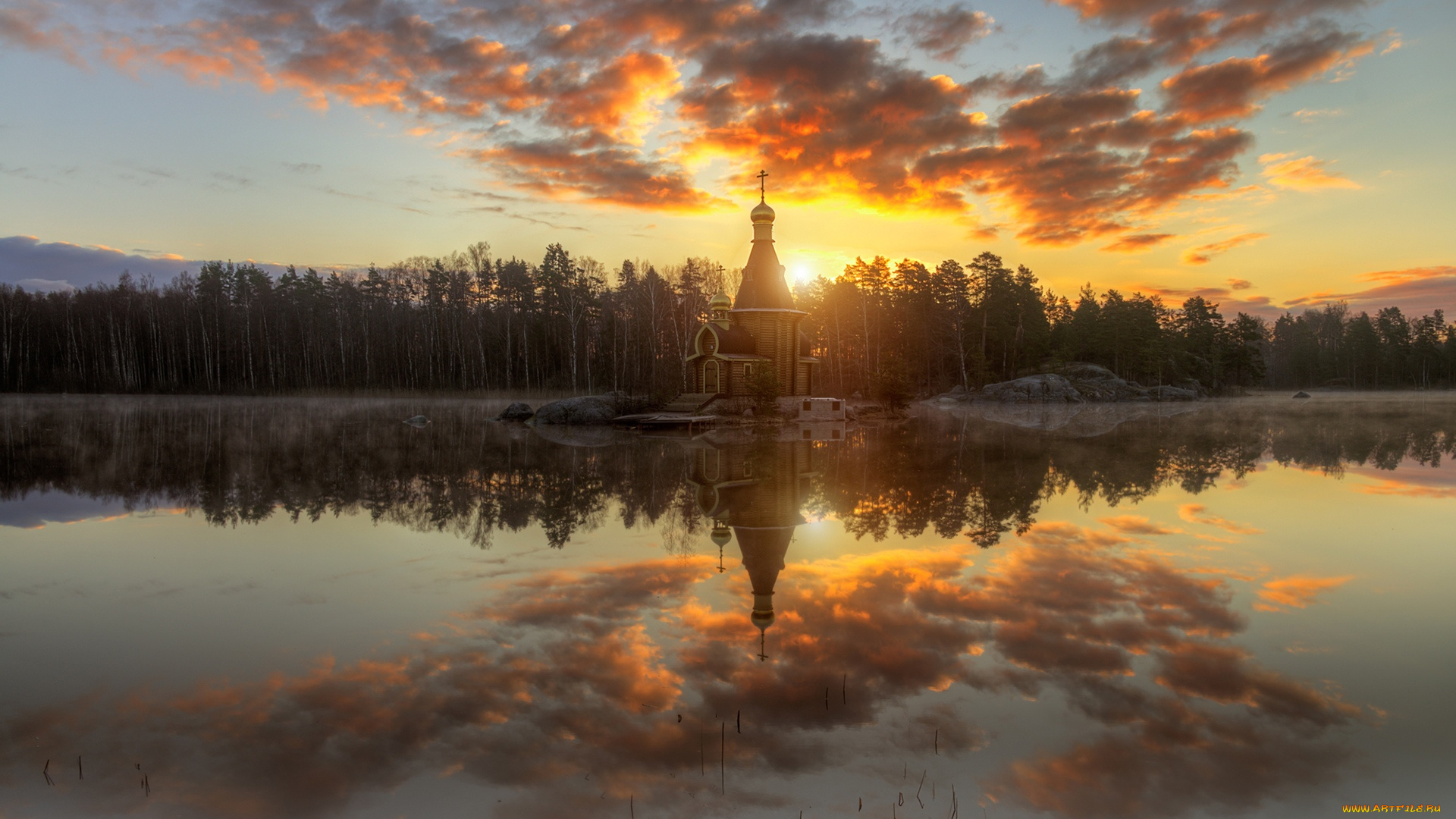города, -, православные, церкви, , монастыри, церковь, андрея, первозванного, на, вуоксе, ленинградская, область