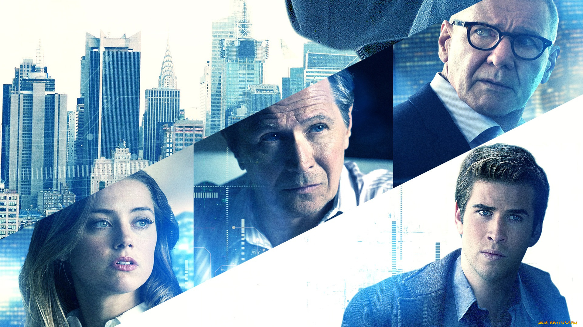 paranoia, , 2013, кино, фильмы, -unknown, , другое, паранойя, сша, индия, франция, гари, олдман, эмбер, херд, харрисон, форд, лиам, хемсворт