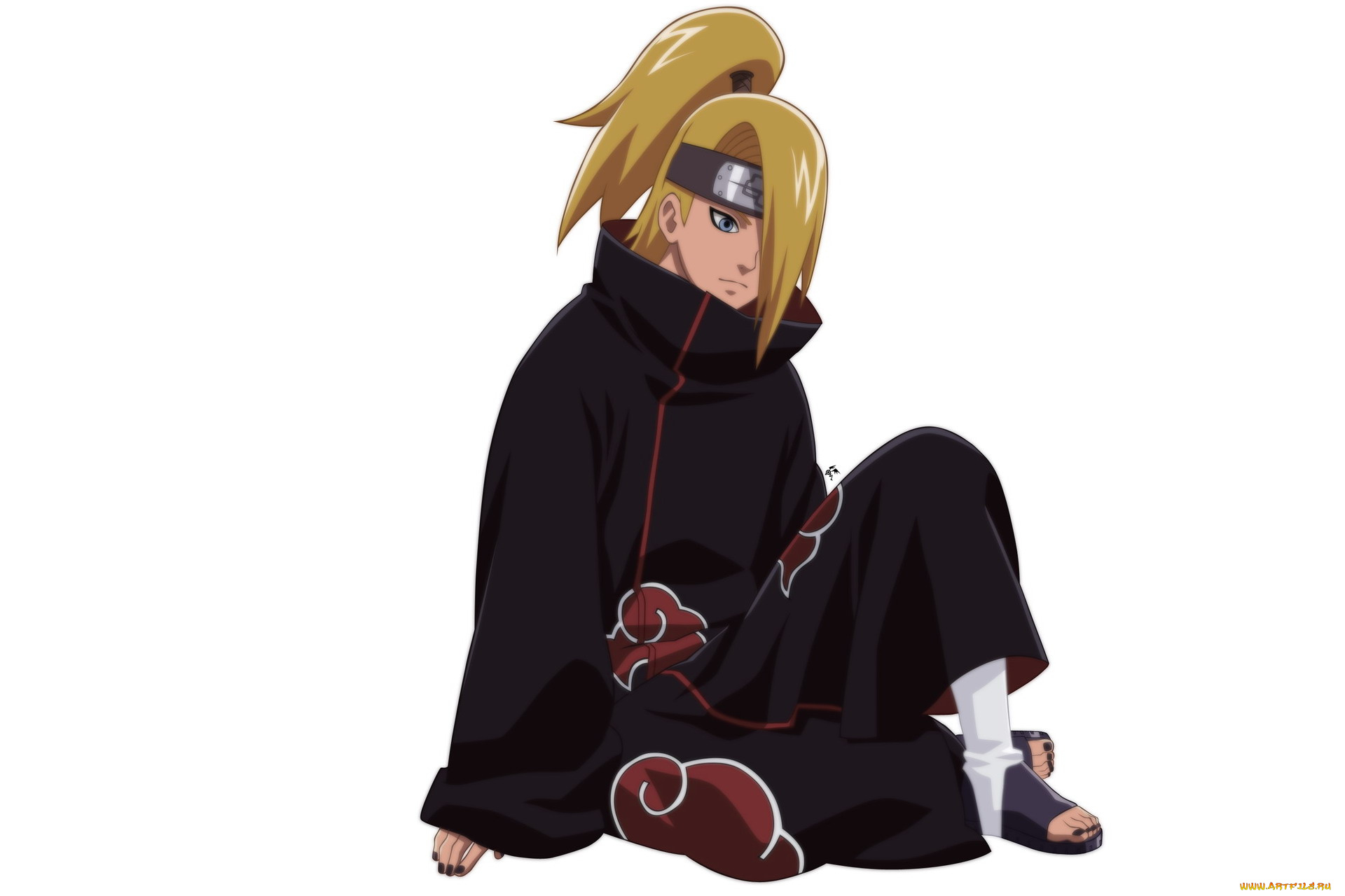 аниме, naruto, дейдара, акацки, плащ