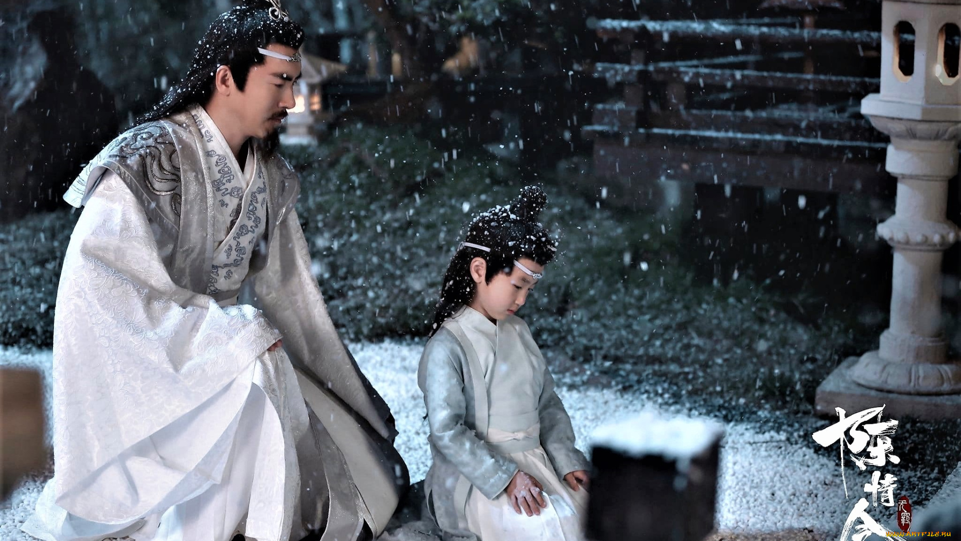 кино, фильмы, the, untamed, лань, ванцзи, цижень, снег, ребенок