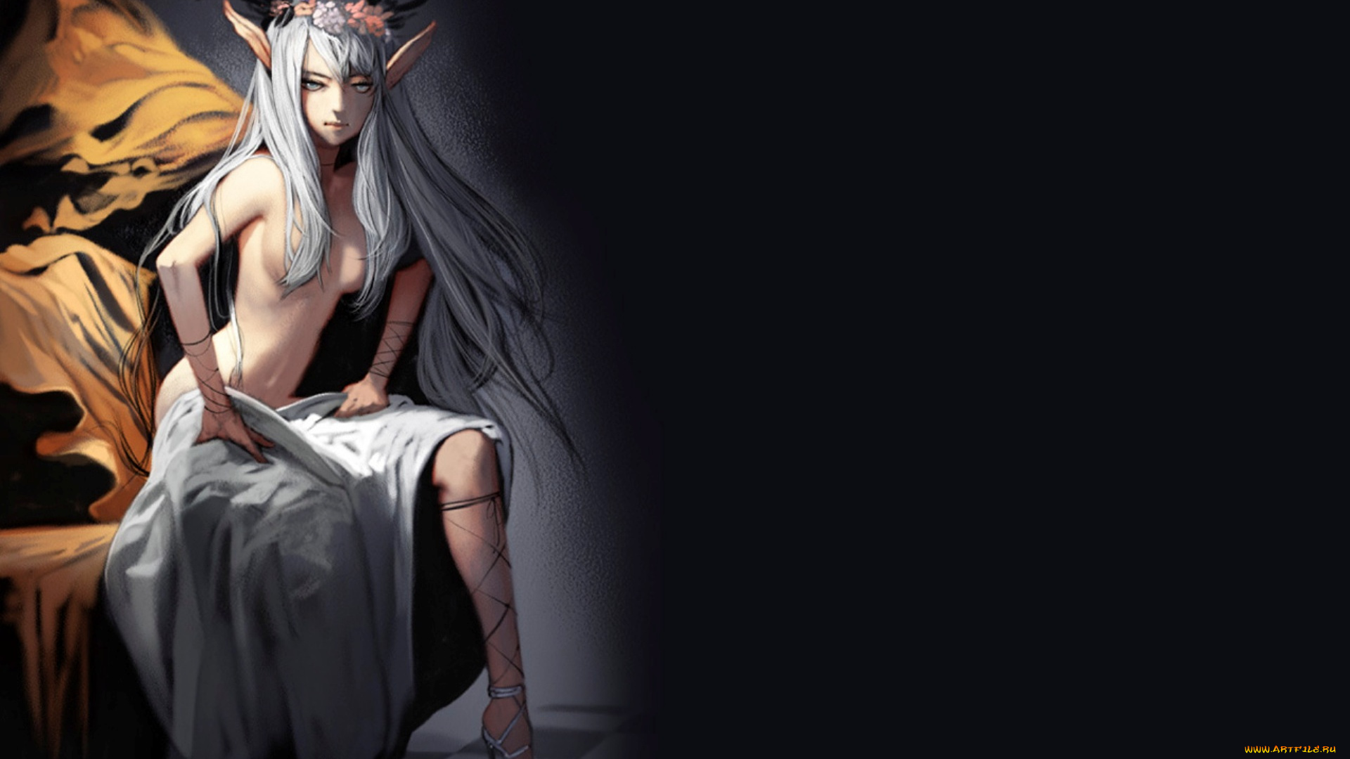 фэнтези, эльфы, девушка, эльф