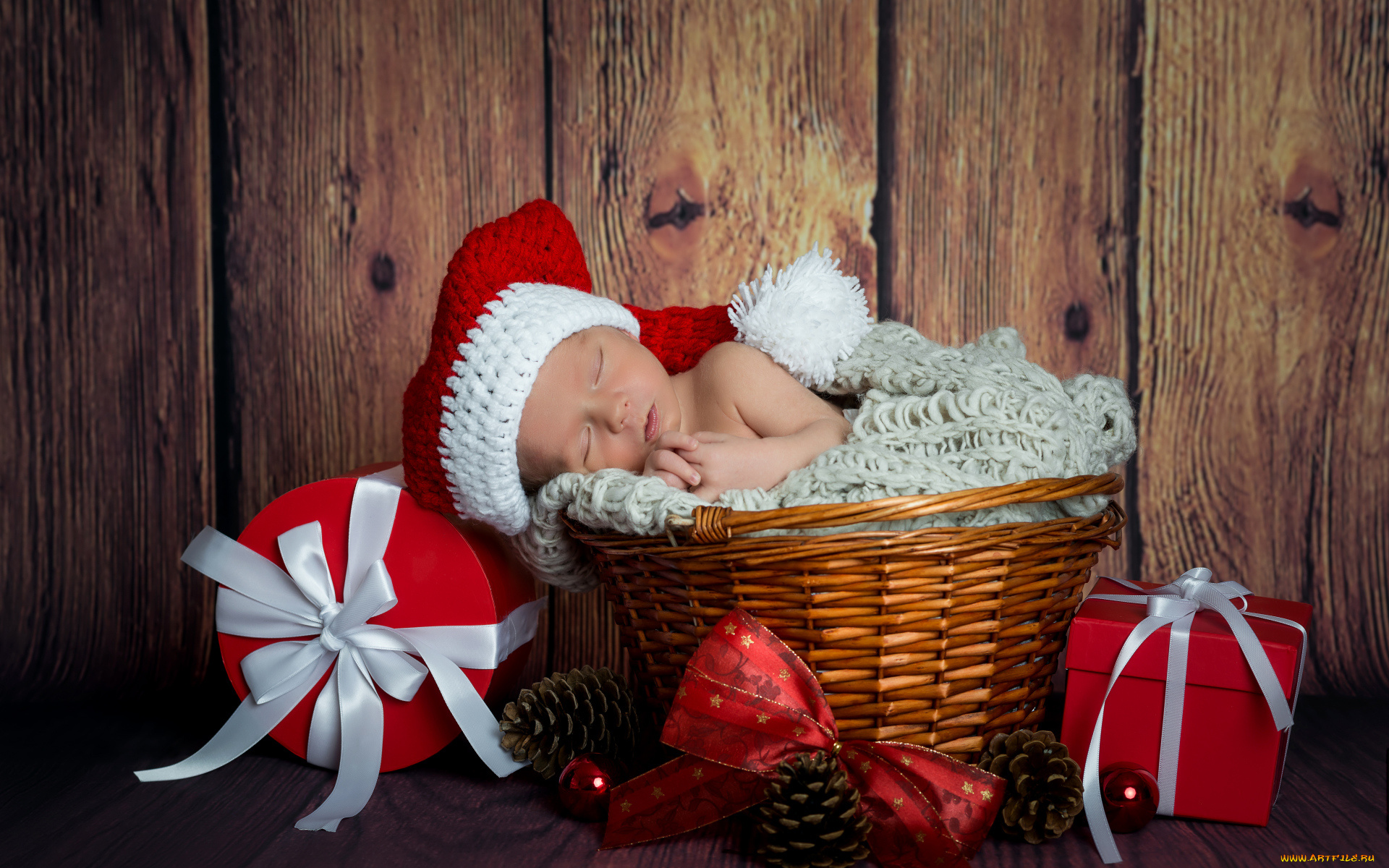 разное, дети, ребенок, корзина, подарки