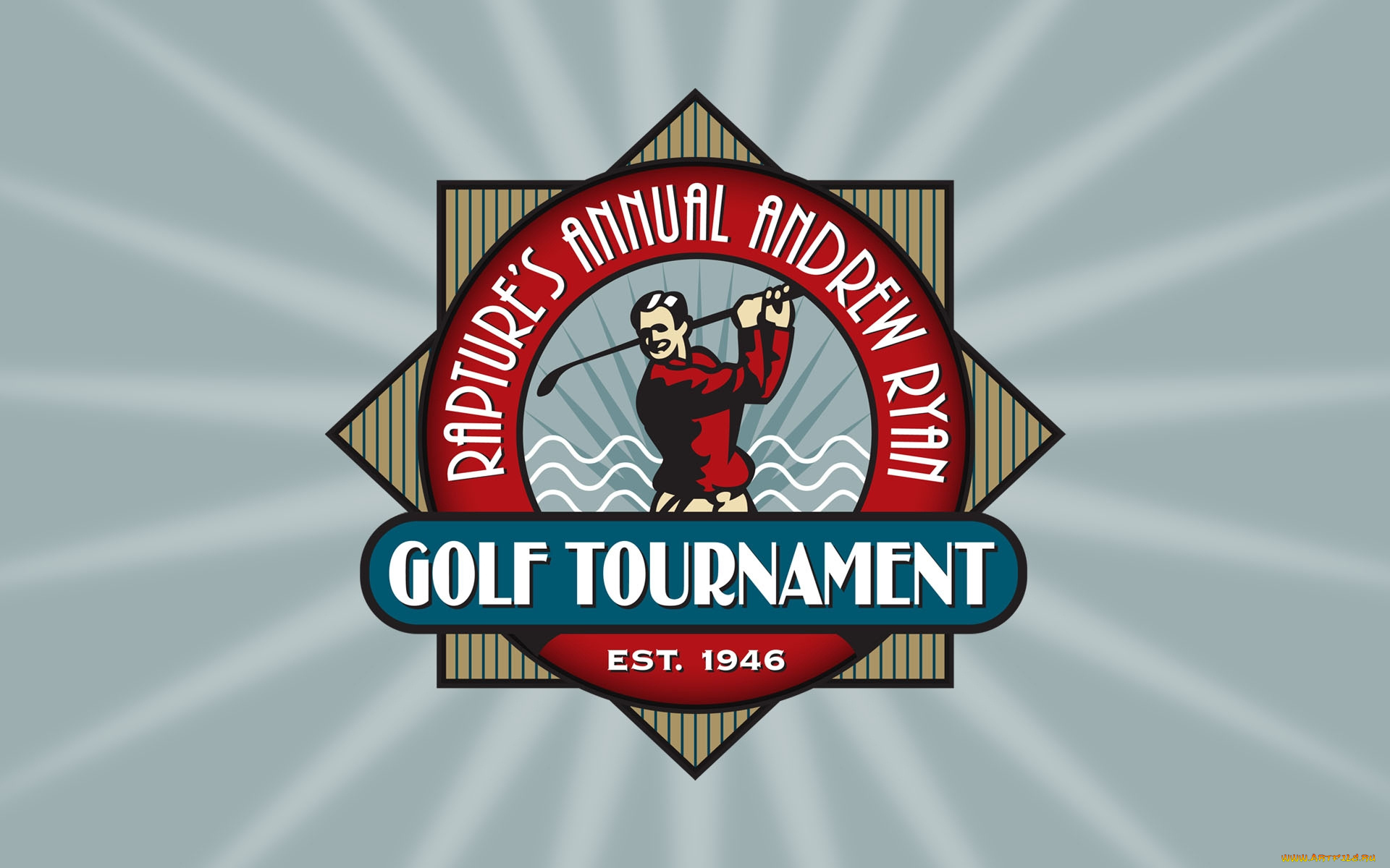 видео, игры, bioshock, плакат, гольф