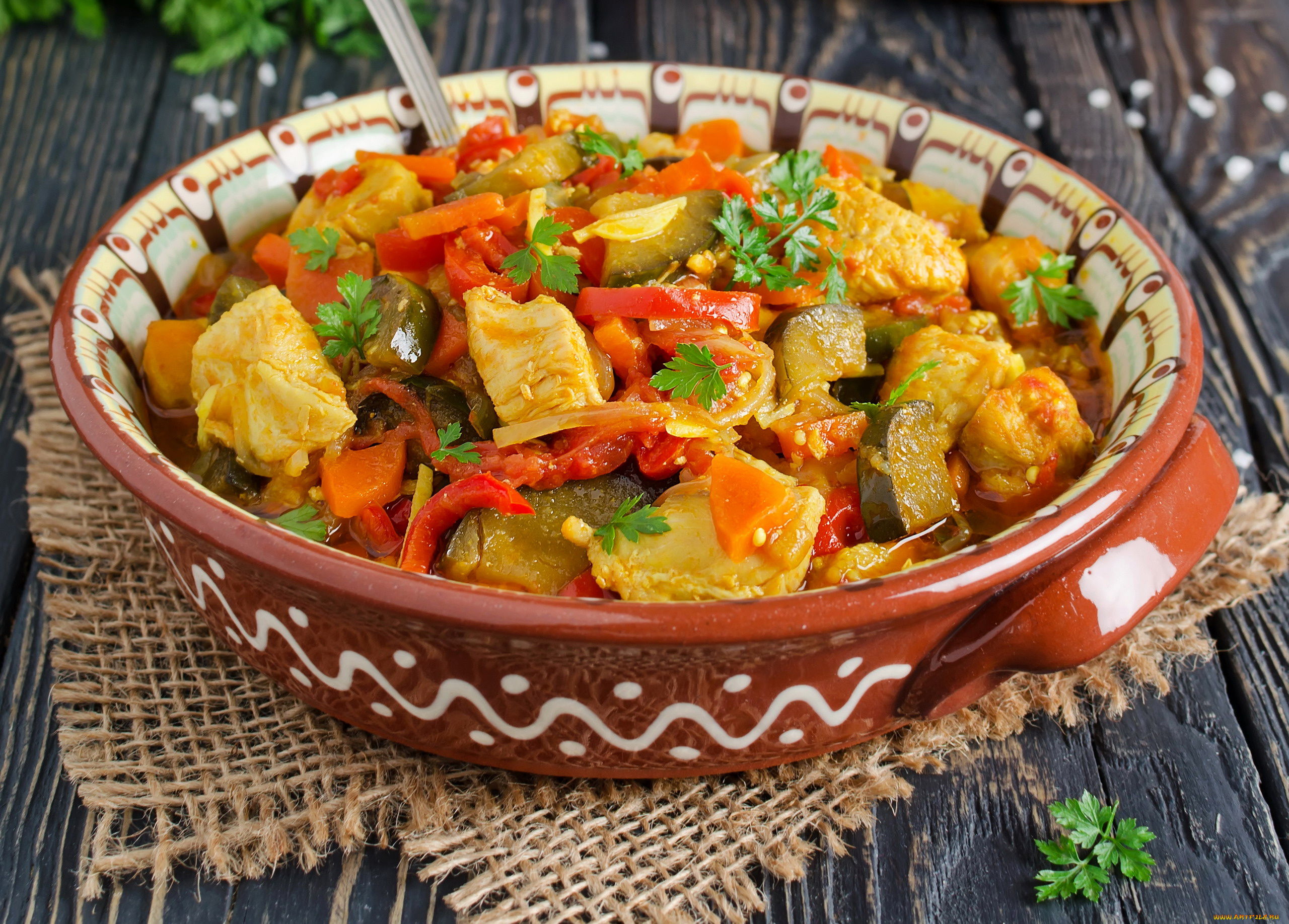 еда, вторые, блюда, овощное, рагу