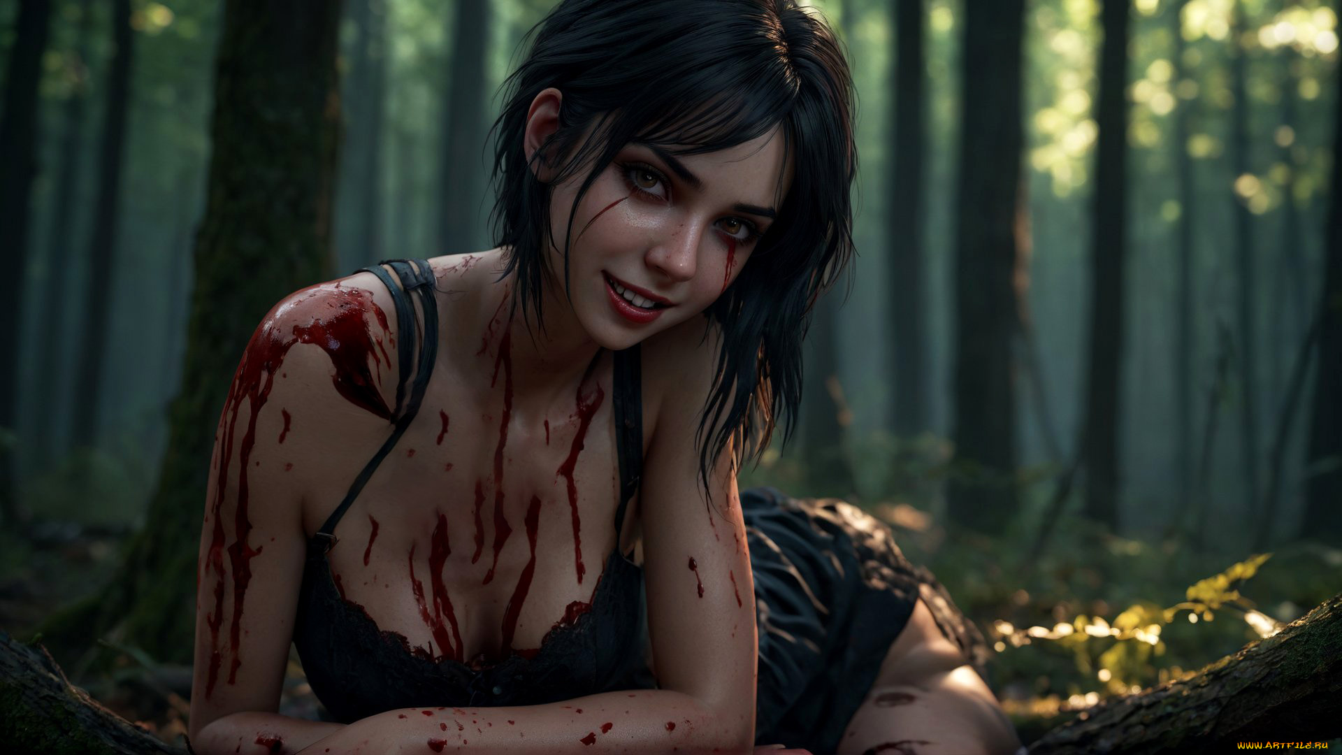 3д, графика, ужас, , horror, нейросети, графика, нейроарт, ai, art, нейронные, сети, рисунки, нейро, искусство, девушка