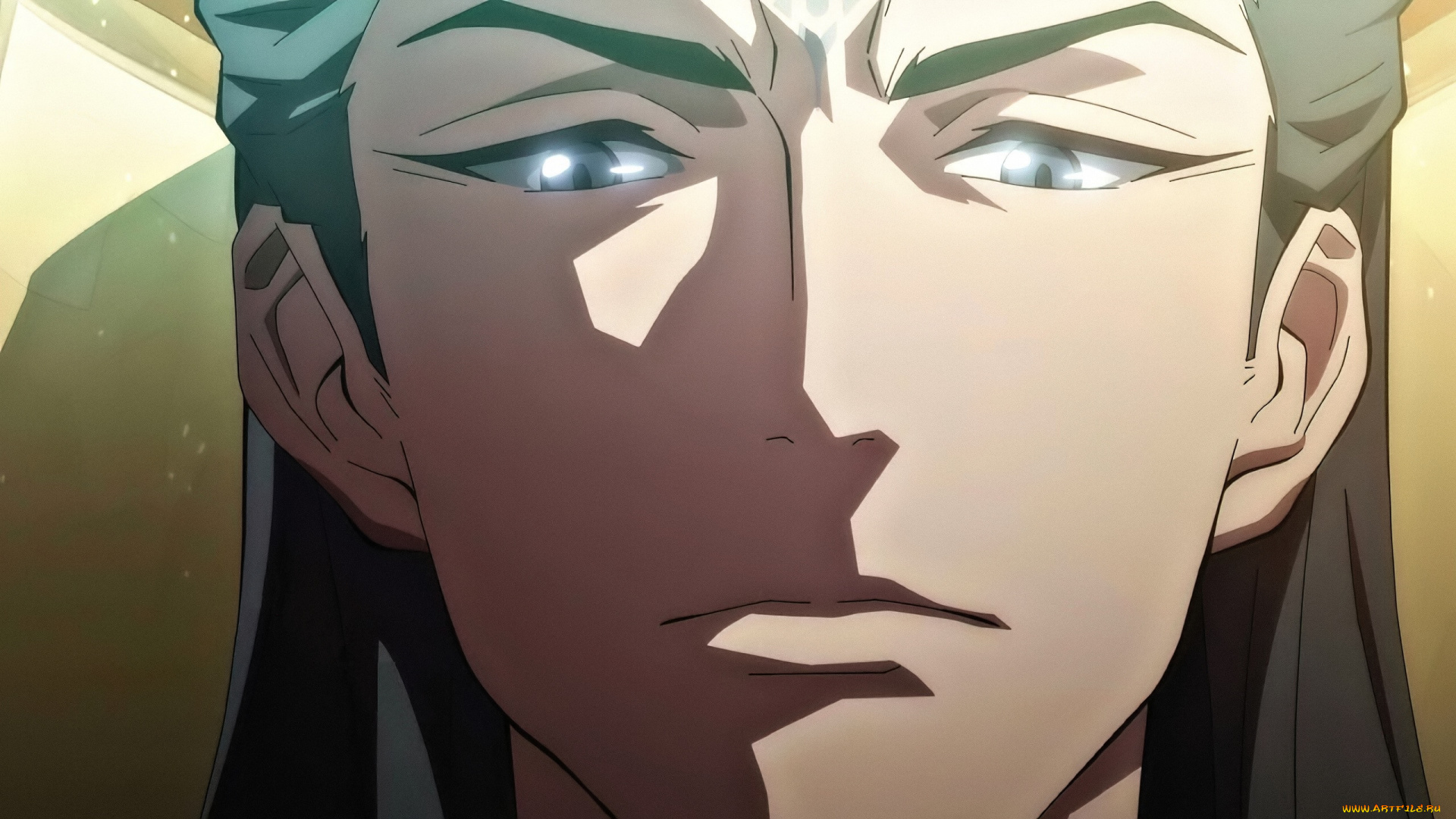 аниме, tian, guan, ci, fu, персонаж, лицо