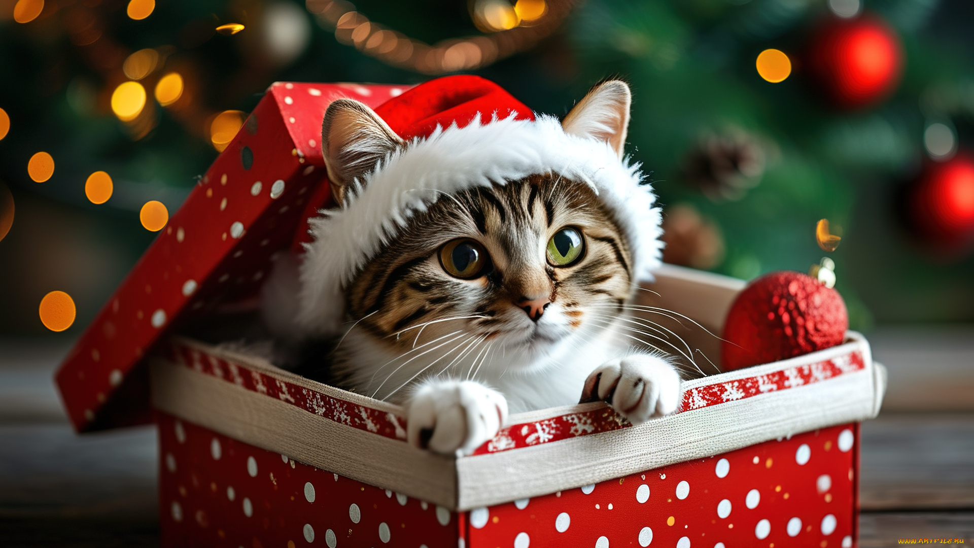 праздничные, -, разное, , новый, год, кот, кошка