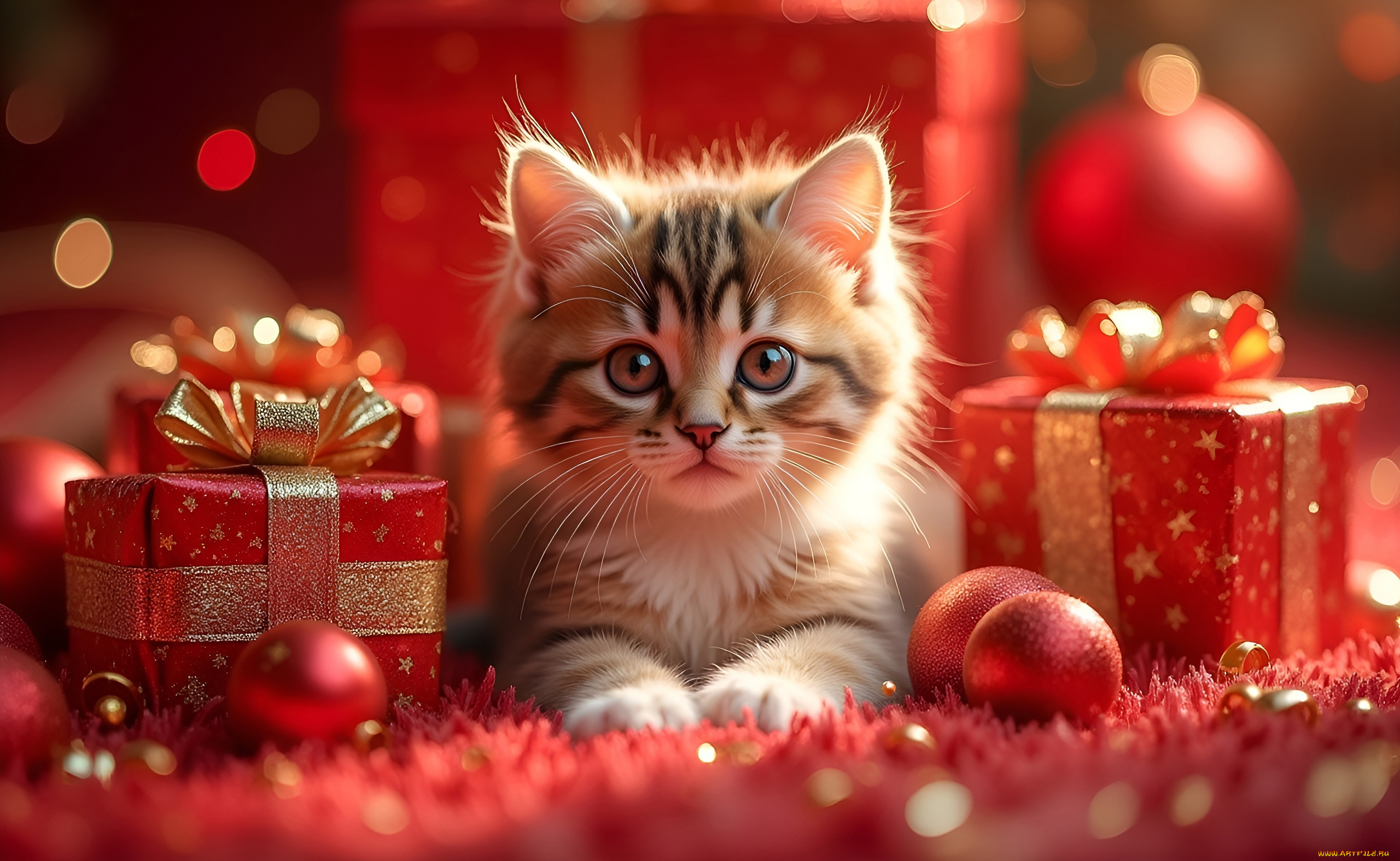 праздничные, -, разное, , новый, год, кот, кошка