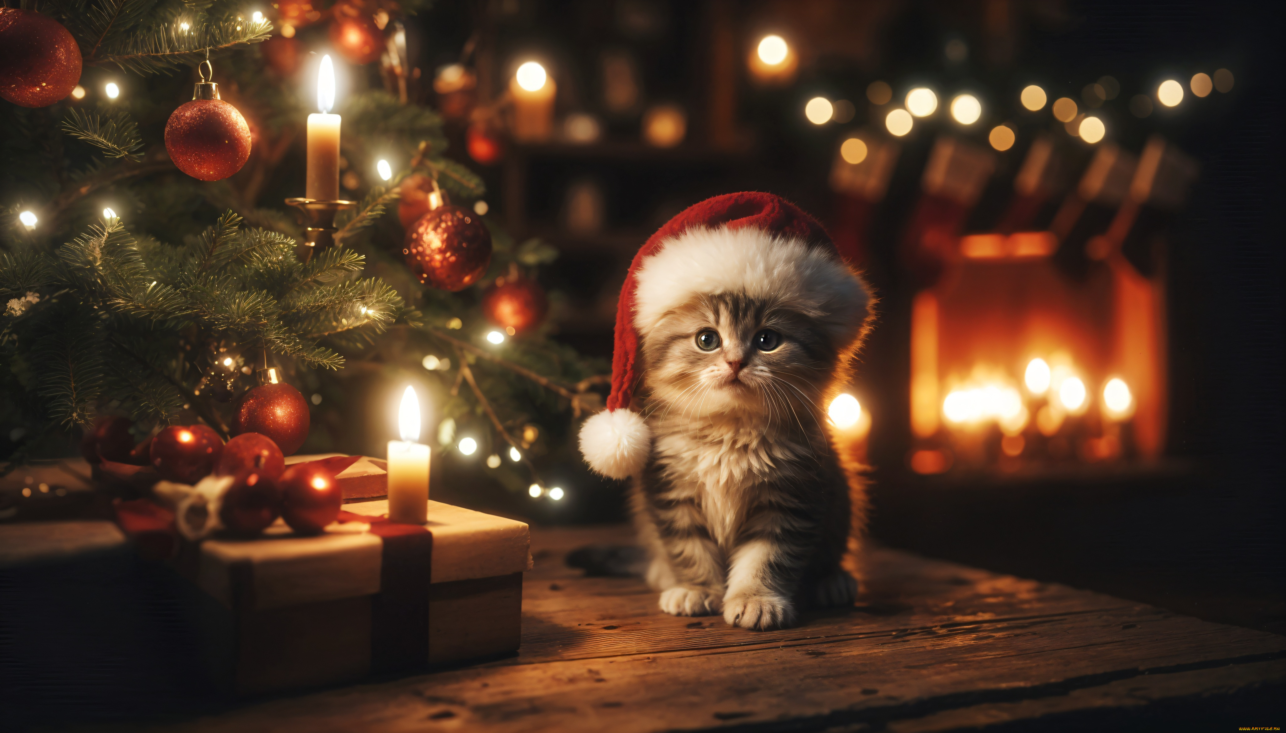праздничные, -, разное, , новый, год, кот, кошка