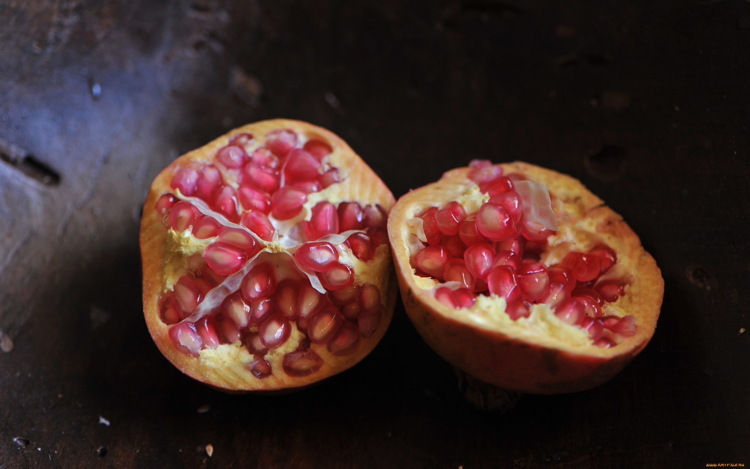 еда, гранат, фрукт, зерна