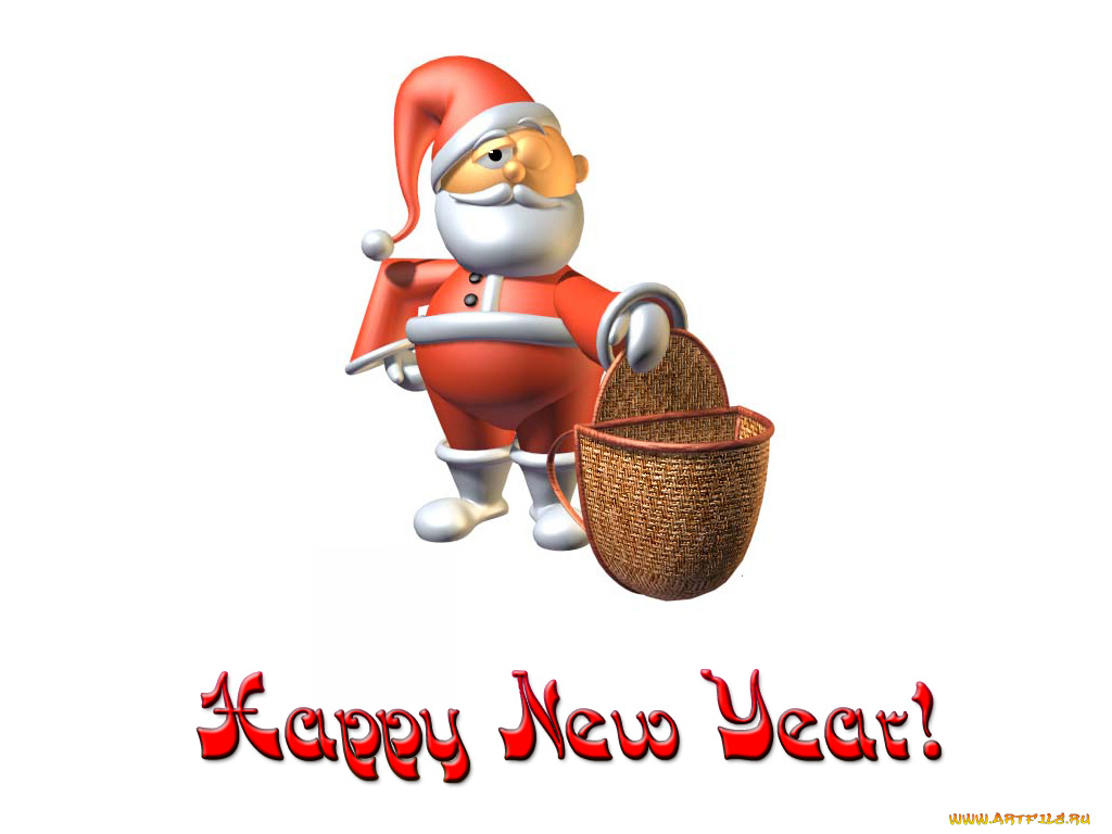 праздничные, 3д, графика, новый, год