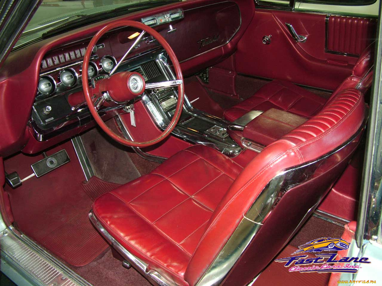 ford, thunderbird, автомобили, интерьеры