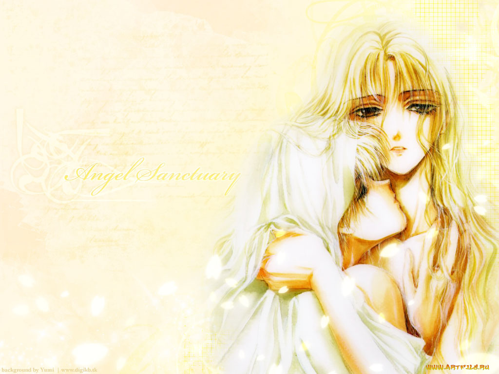аниме, angel, sanctuary
