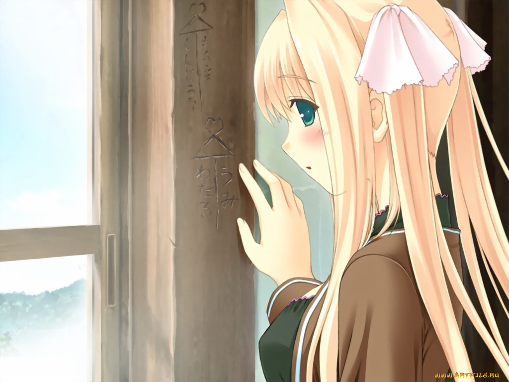 аниме, promising, to, the, blue, sky