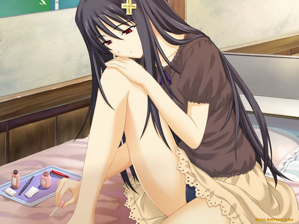 аниме, promising, to, the, blue, sky