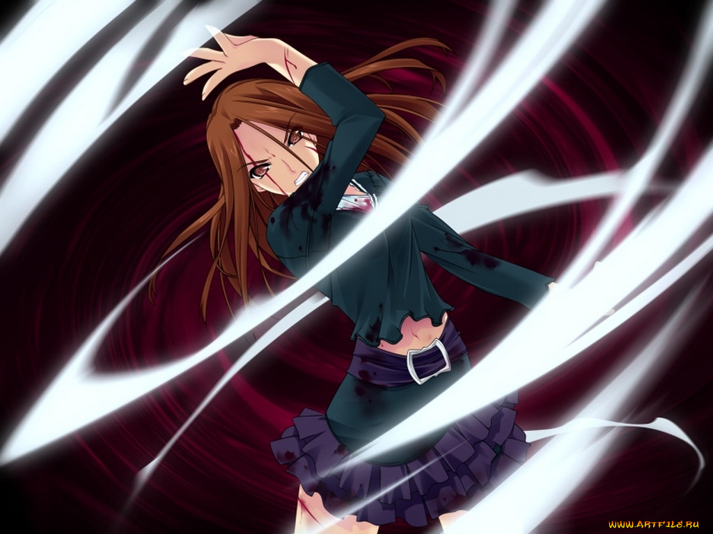 аниме, silvery, white