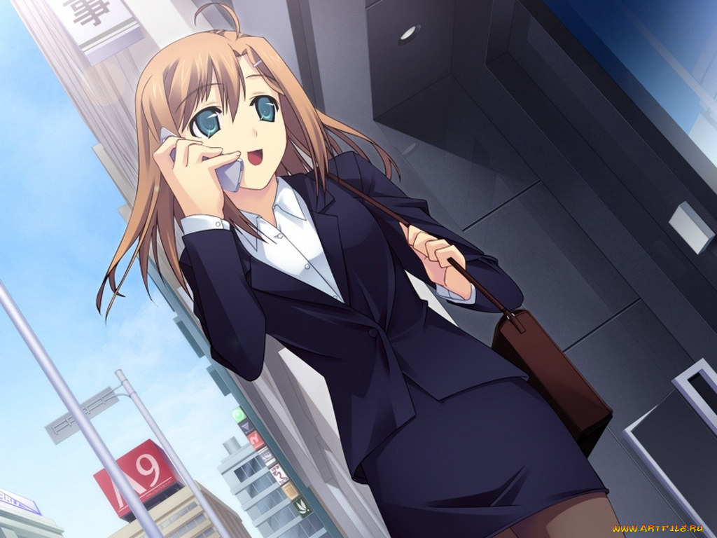 аниме, silvery, white