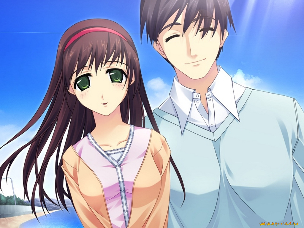 аниме, silvery, white