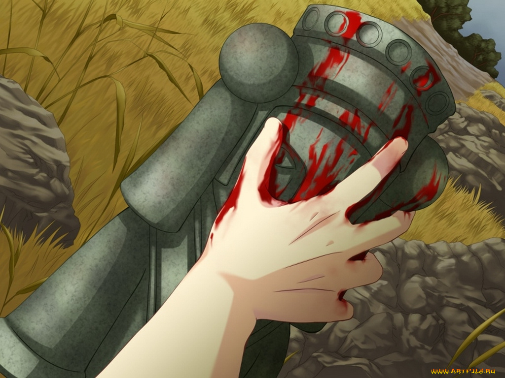 аниме, silvery, white