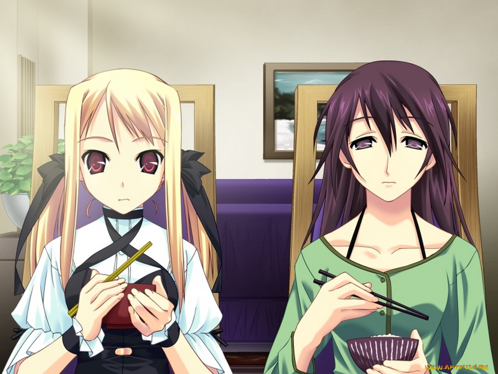 аниме, silvery, white