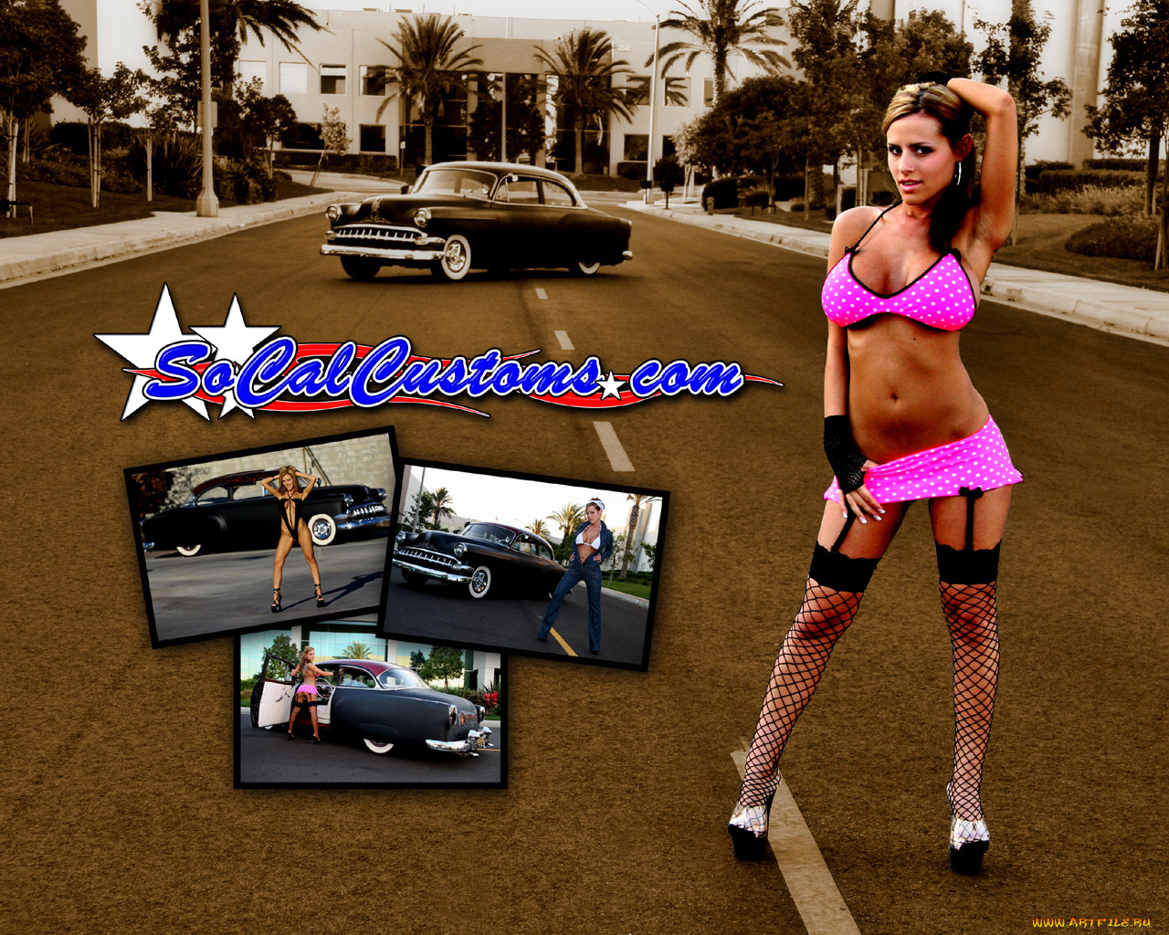 автомобили, авто, девушками