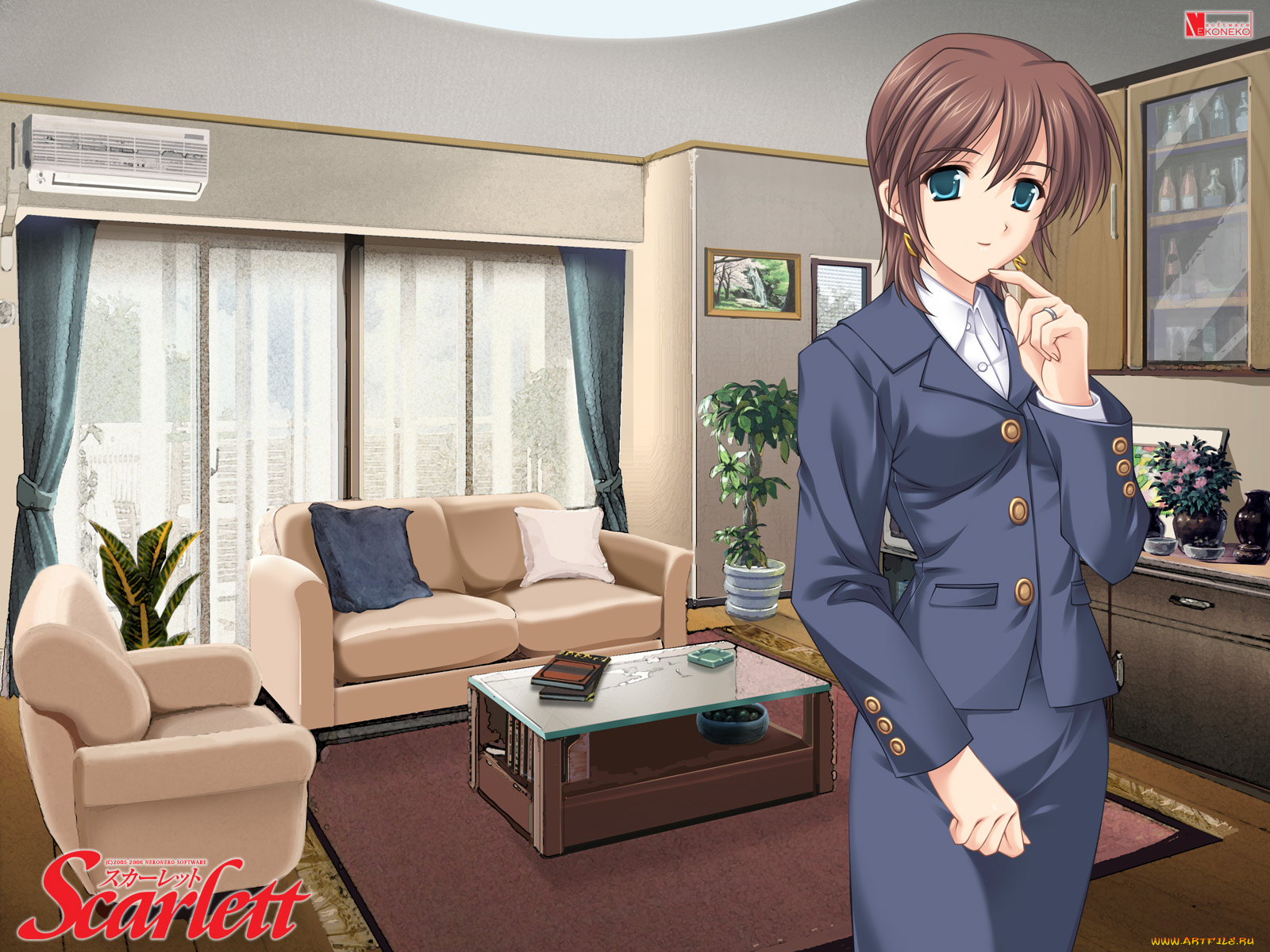 аниме, scarlett