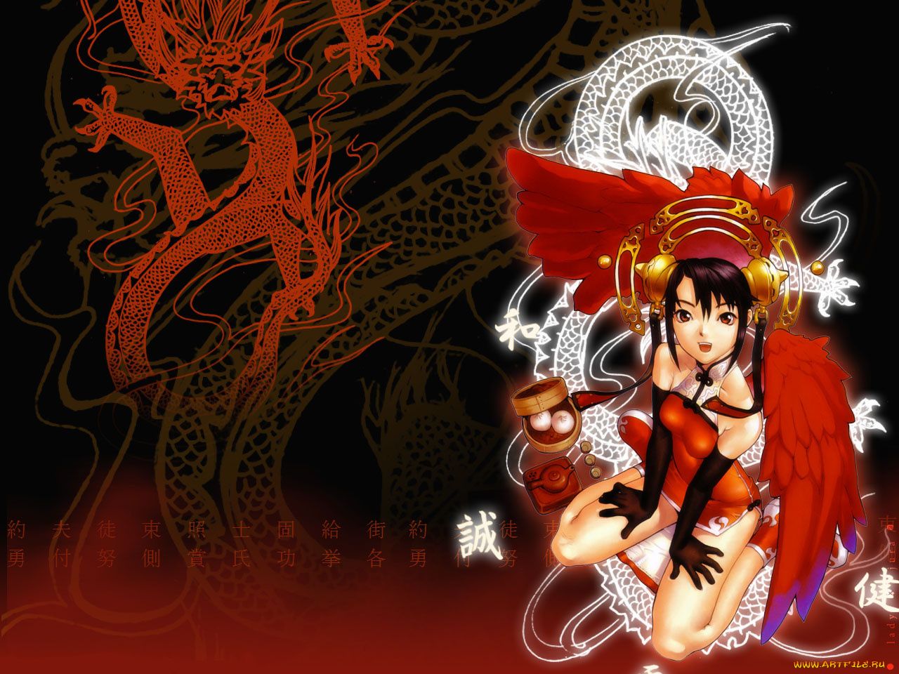 аниме, ugetsu, hakua, artbook