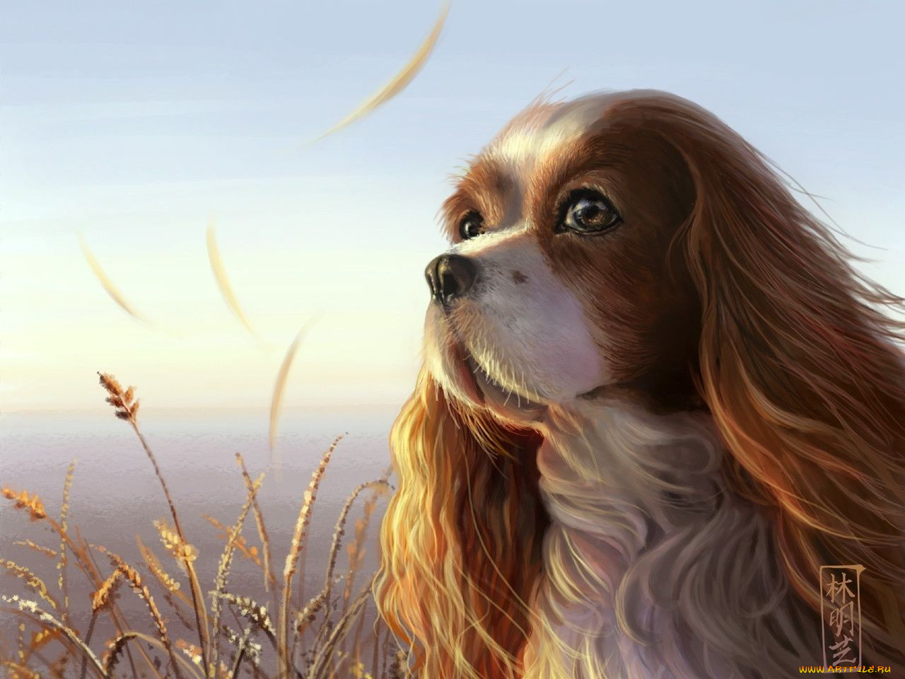 рисованные, животные