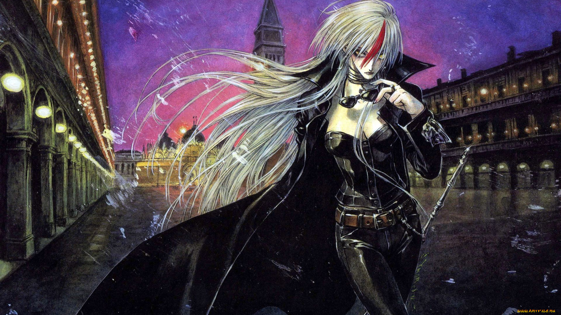 аниме, trinity, blood