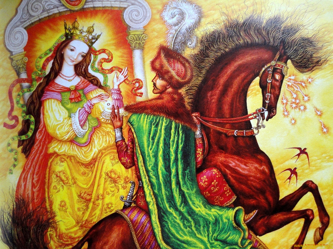 екатерина, штанко, иллюстрации, украинским, народным, сказкам, рисованные