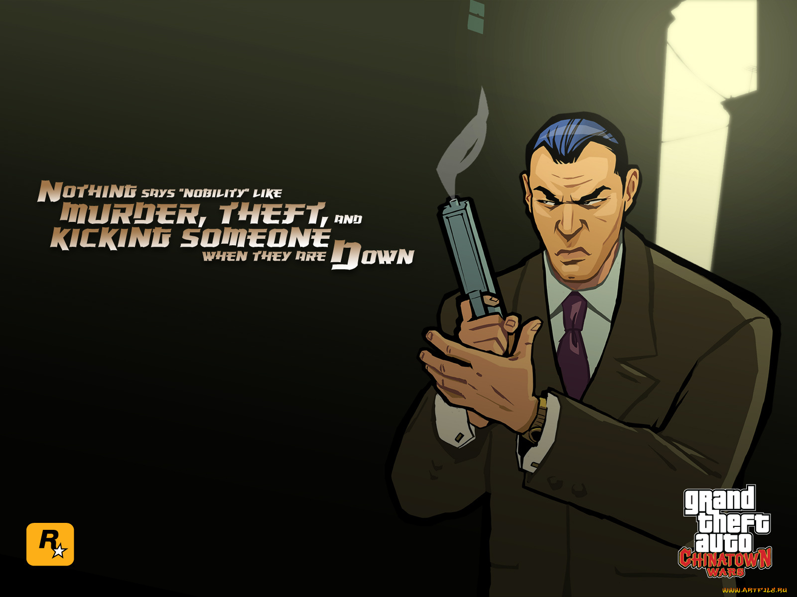 grand, theft, auto, chinatown, wars, видео, игры