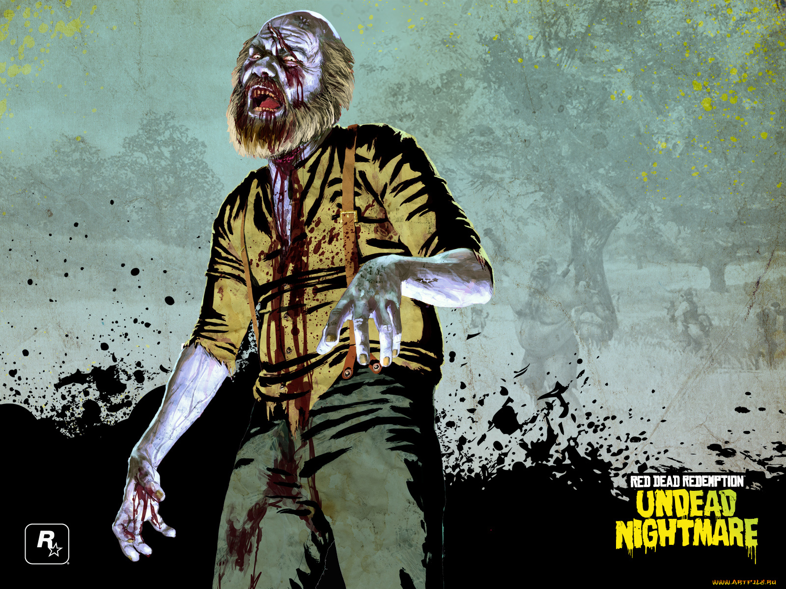 red, dead, redemption, undead, nightmare, видео, игры