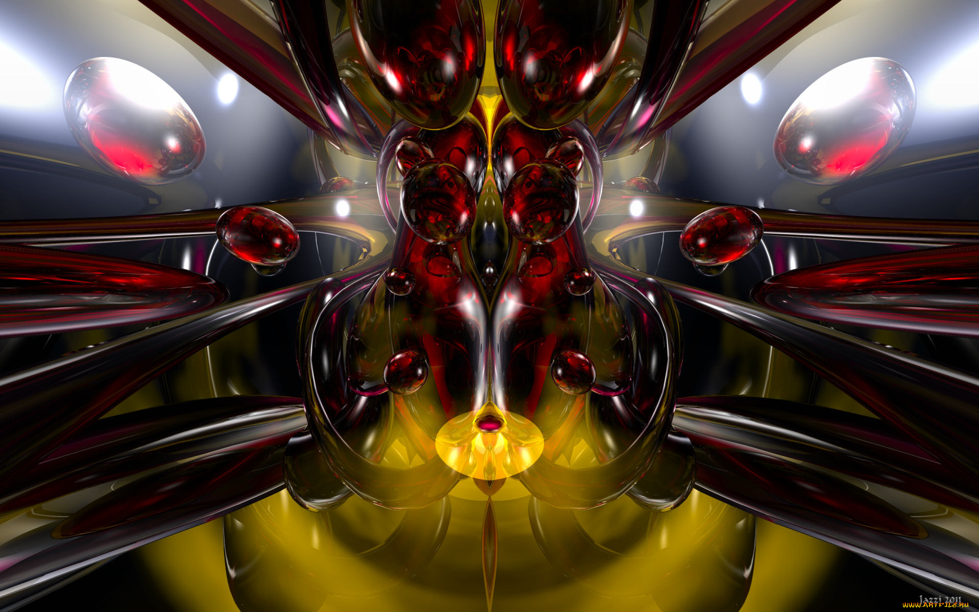 3д, графика, fractal, фракталы