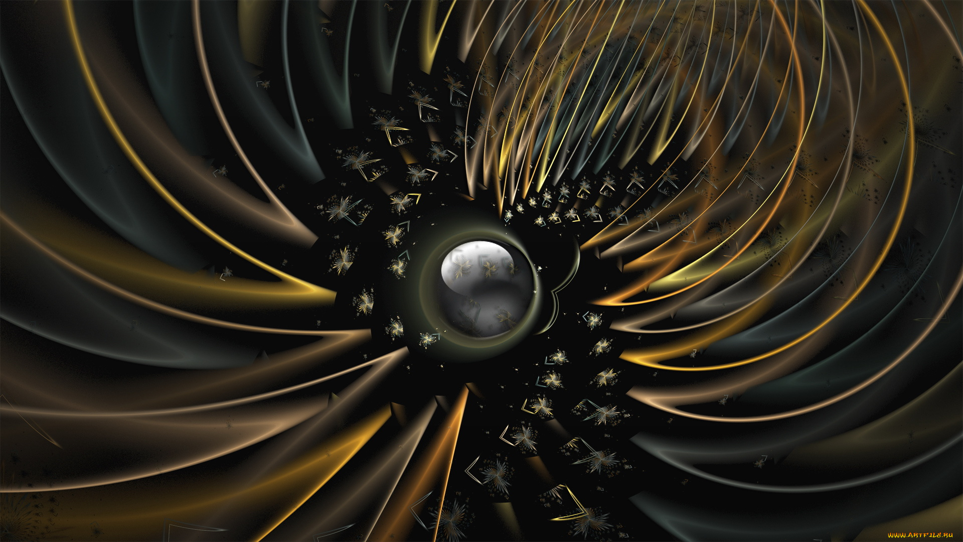 3д, графика, fractal, фракталы, узор, фон