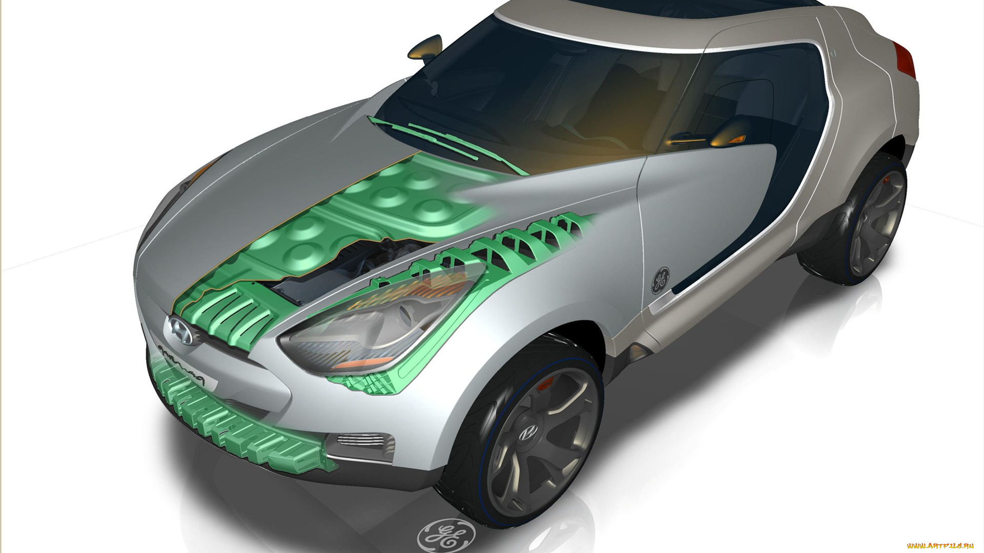 hyundai, qarmaq, concept, автомобили, 3д