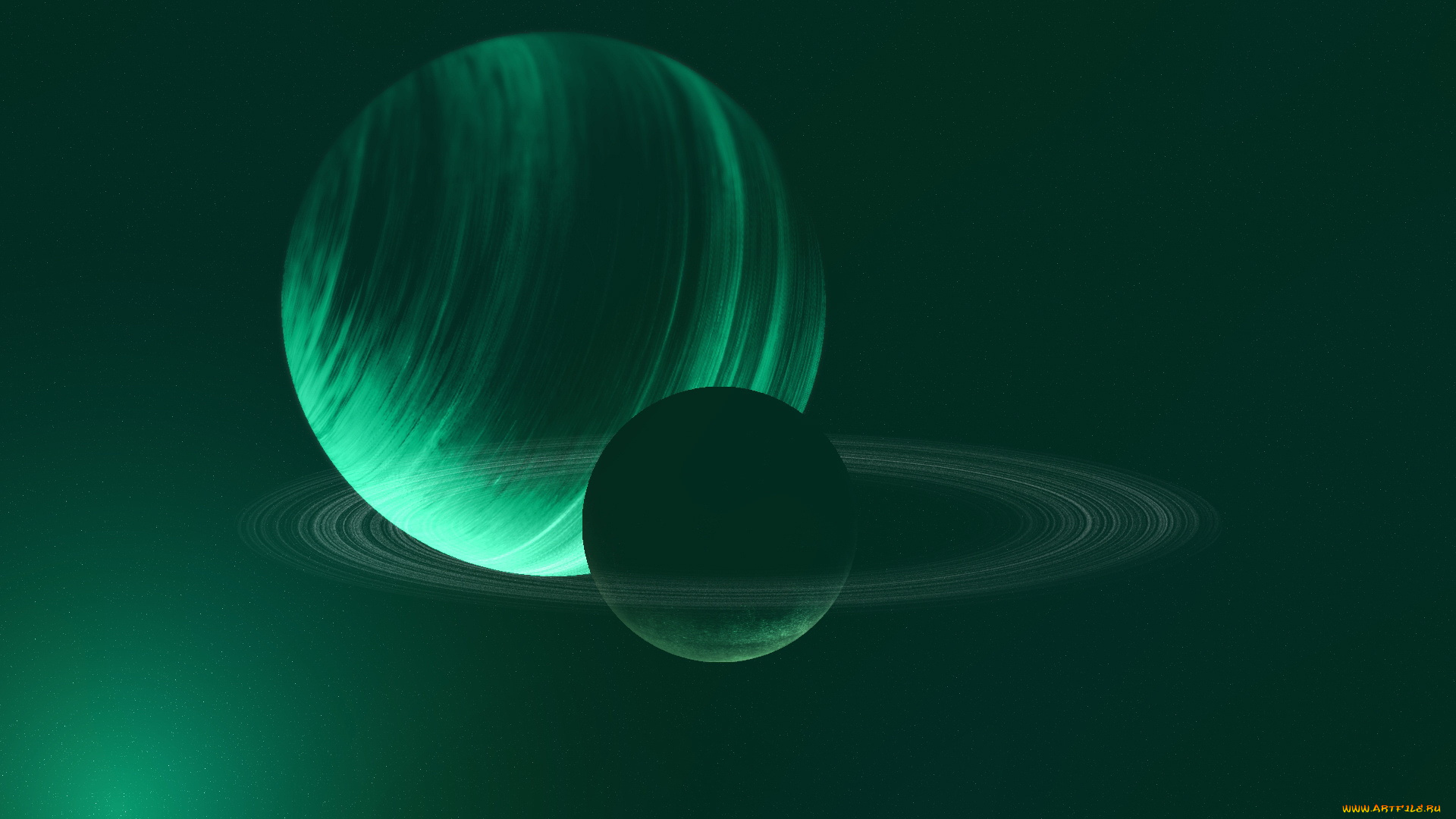 космос, арт, планеты