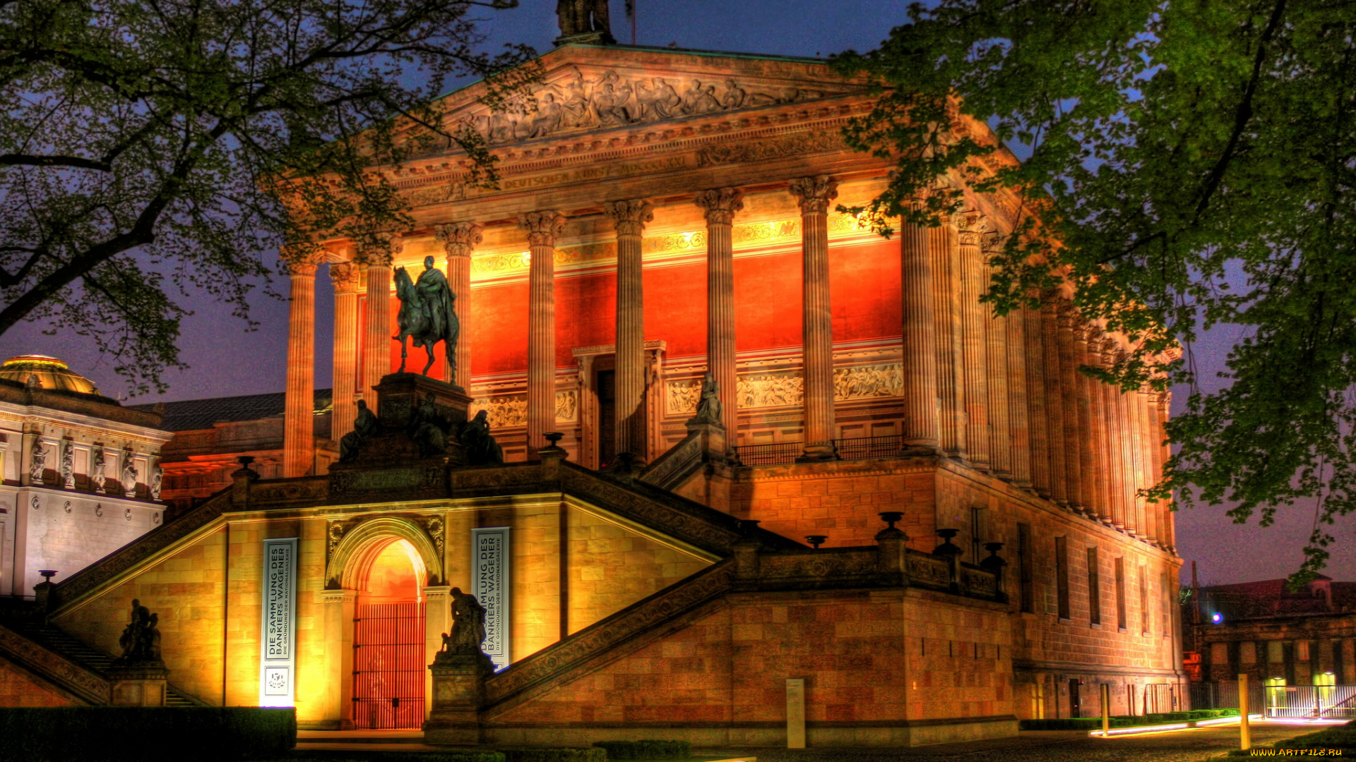berlin, nationalgalerie, города, берлин, германия, галлерея
