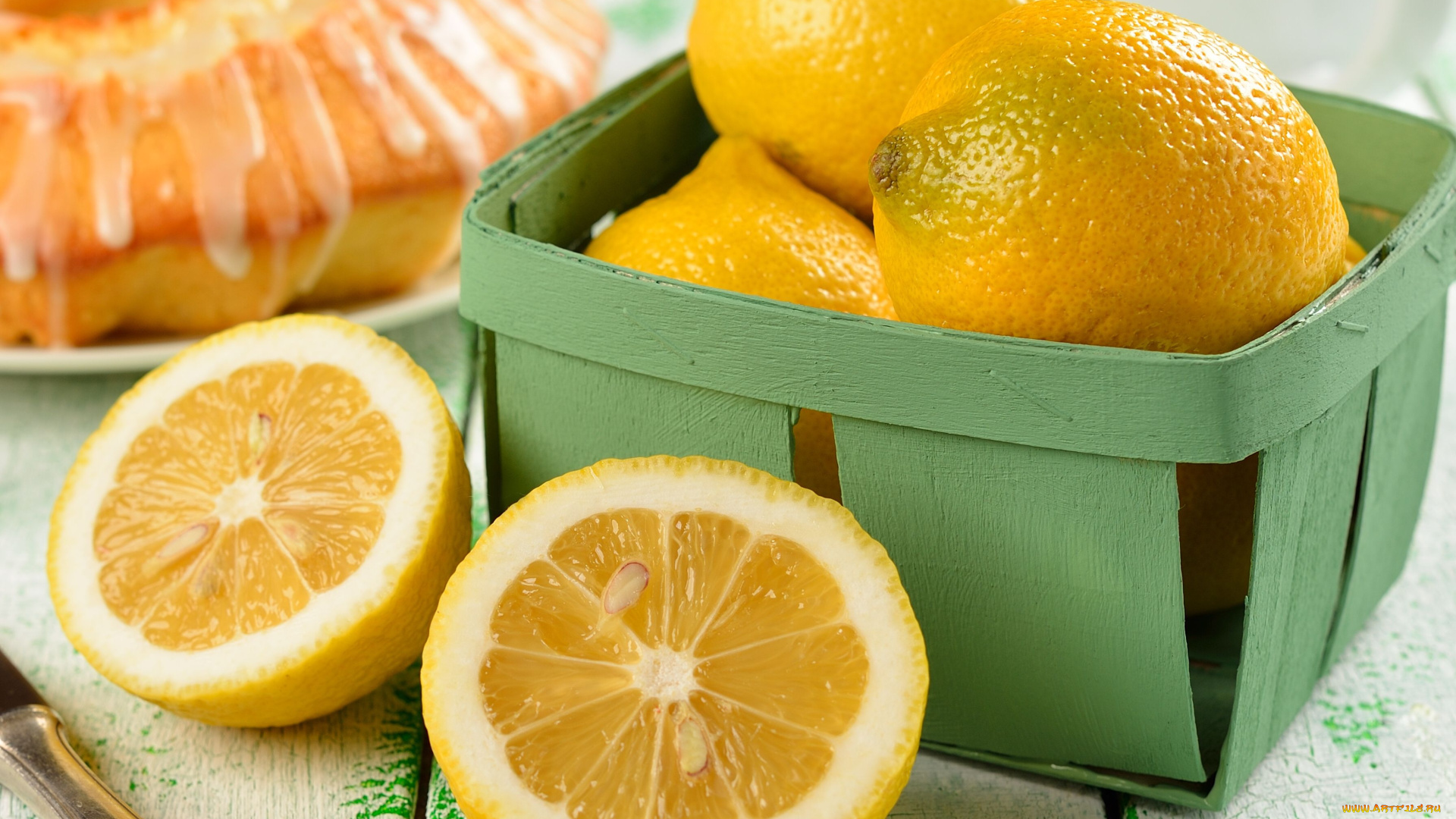 еда, цитрусы, лимоны