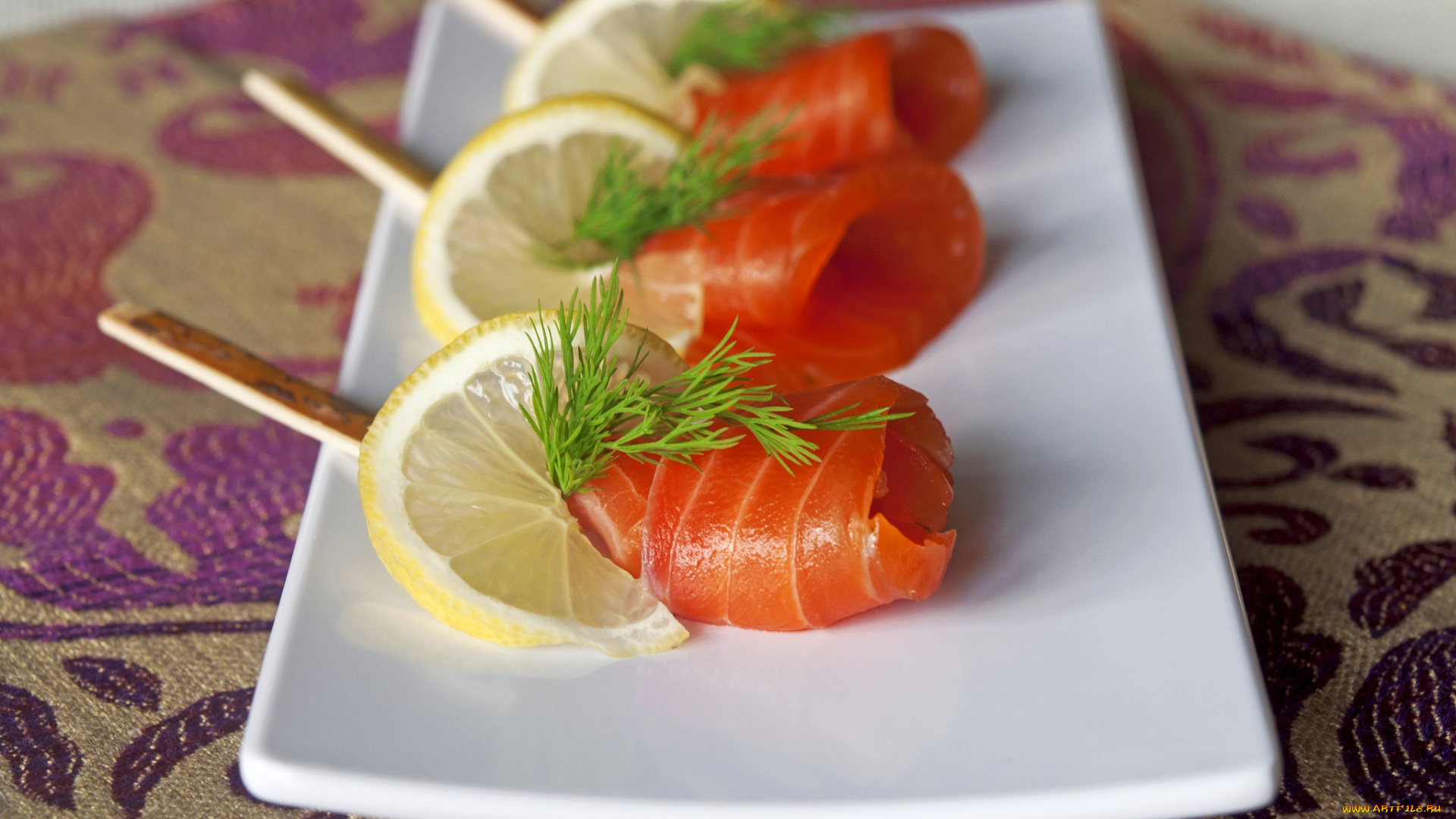 еда, рыба, морепродукты, суши, роллы, лосось, лимон