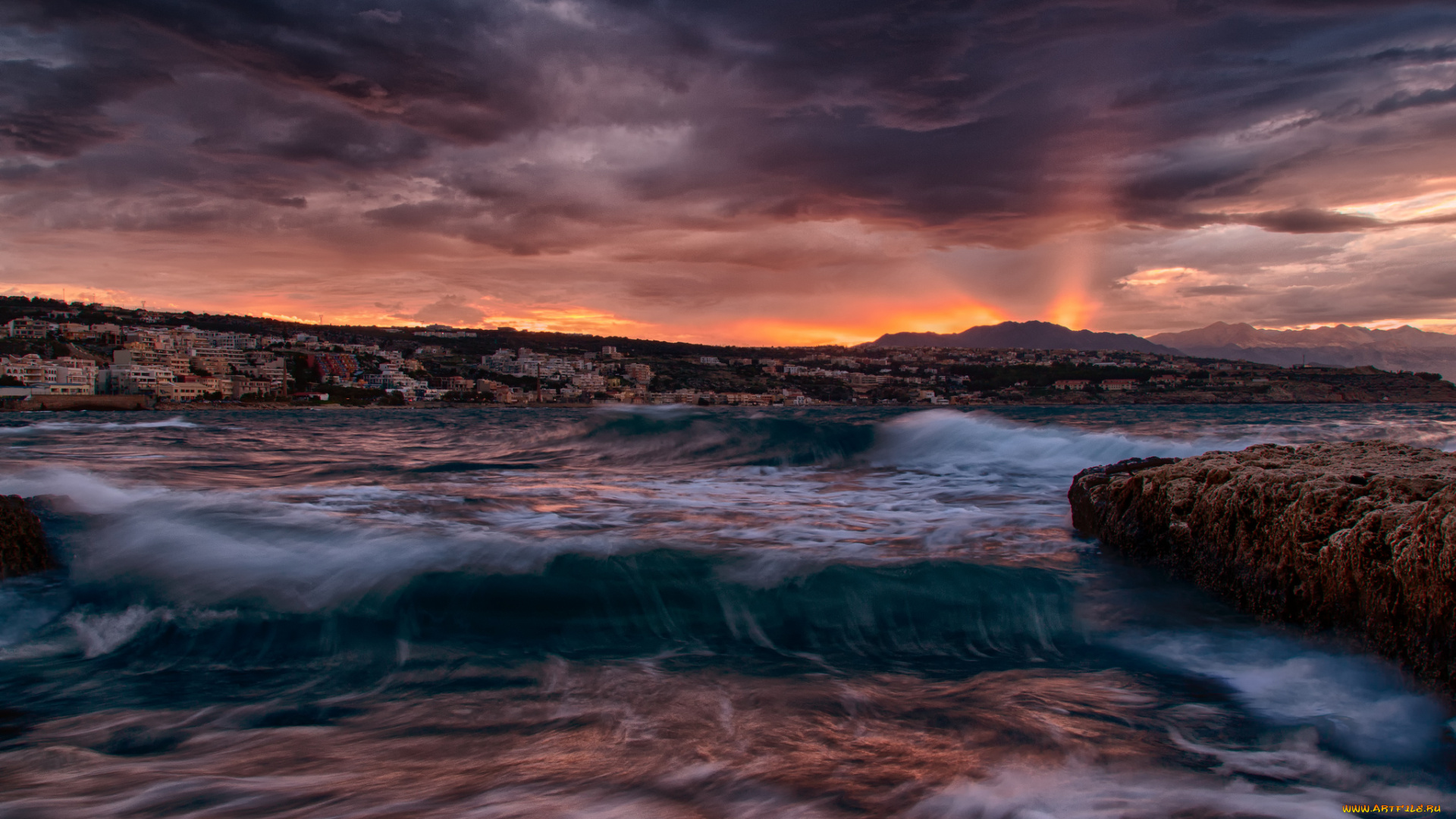 природа, реки, озера, камни, поток, пороги, горы