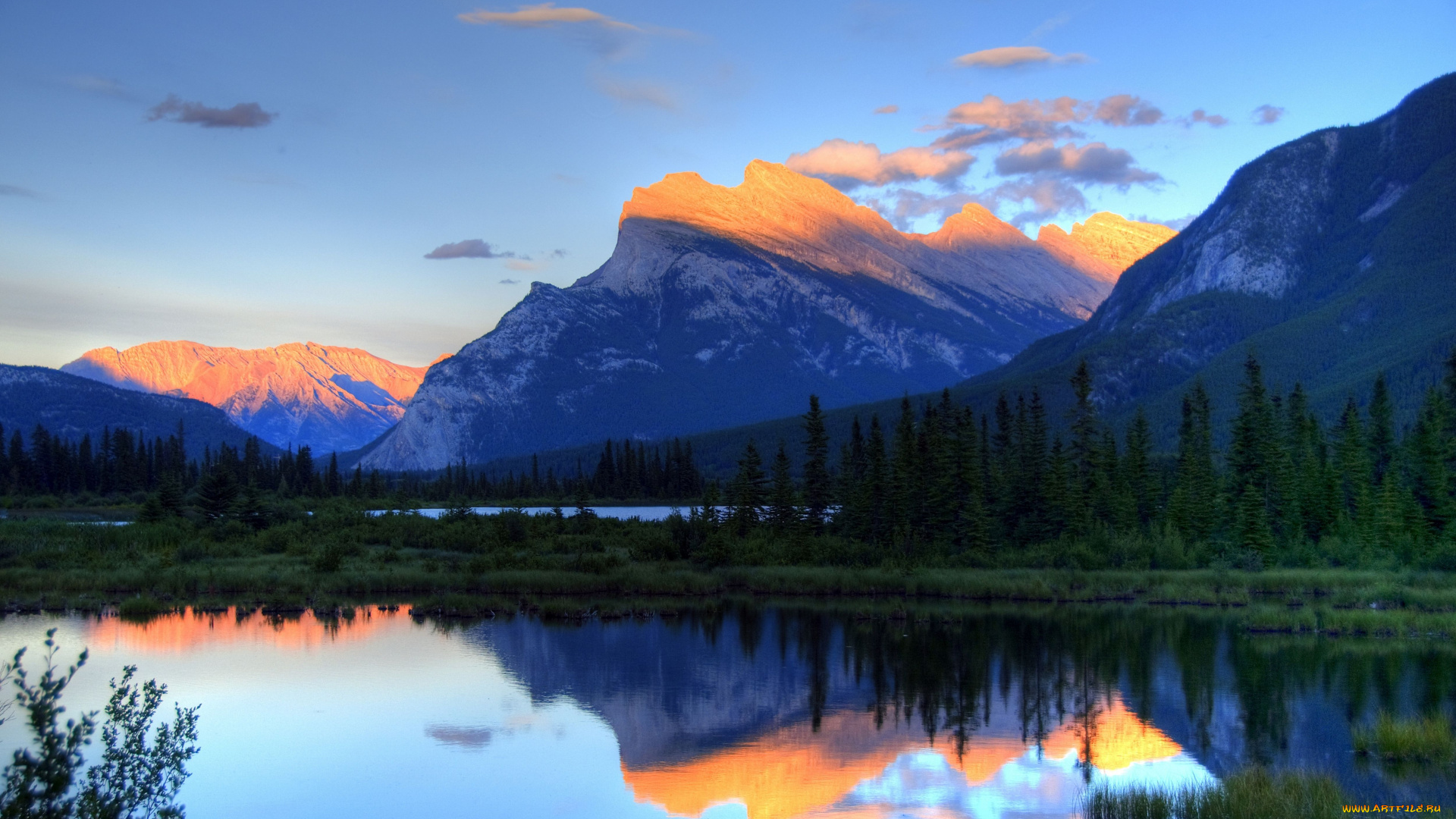 природа, реки, озера, озеро, горы, деревья, отражение, пейзаж