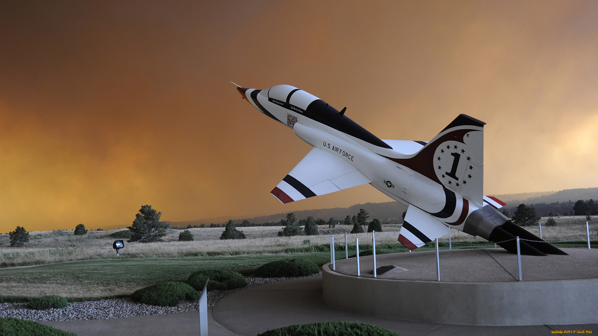 us, air, force, academy, springs, авиация, памятник, самолёту, истребитель, монумент