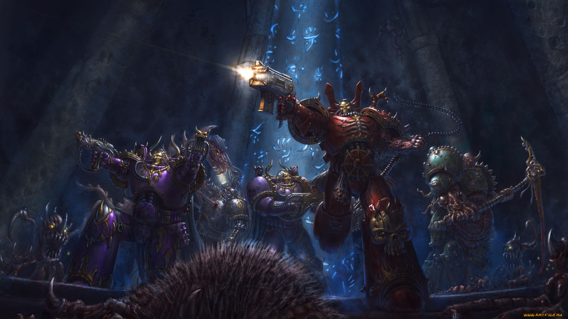 warhammer, 40k, видео, игры, сражение