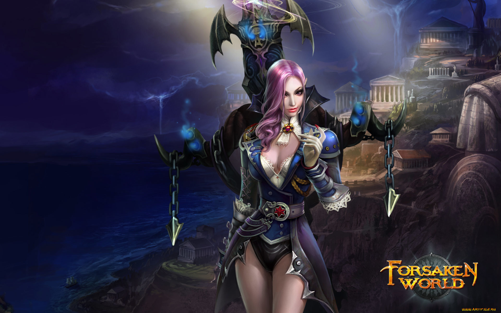 forsaken, world, видео, игры, девушка